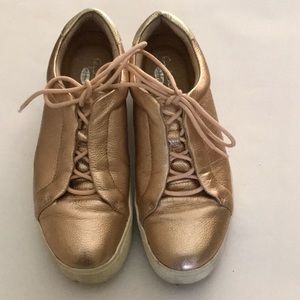 Rose Gold Metallic sneakers
